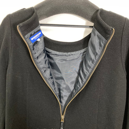 【中古品】【レディース】 BURBERRY BLUE LABEL バーバリーブルーレーベル ワンピース ウール ツイード 切替 ドッキング スカート 長袖 168-250823-mh-07-fuz サイズ：38 カラー：ブラック 万代Net店