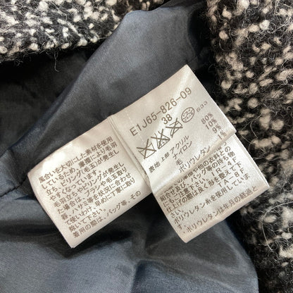 【中古品】【レディース】 BURBERRY BLUE LABEL バーバリーブルーレーベル ワンピース ウール ツイード 切替 ドッキング スカート 長袖 168-250823-mh-07-fuz サイズ：38 カラー：ブラック 万代Net店