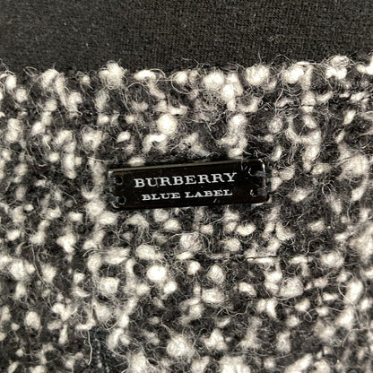 【中古品】【レディース】 BURBERRY BLUE LABEL バーバリーブルーレーベル ワンピース ウール ツイード 切替 ドッキング スカート 長袖 168-250823-mh-07-fuz サイズ：38 カラー：ブラック 万代Net店