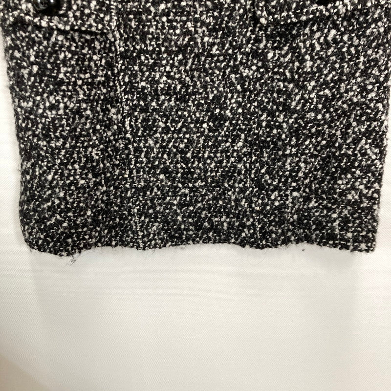 【中古品】【レディース】 BURBERRY BLUE LABEL バーバリーブルーレーベル ワンピース ウール ツイード 切替 ドッキング スカート 長袖 168-250823-mh-07-fuz サイズ：38 カラー：ブラック 万代Net店