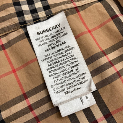 【中古品】【メンズ】 BURBERRY バーバリー 8020966 LS CHECK SHIRT ノヴァチェック チェック柄 長袖 シャツ トップス 古着 141-250823-mh-08-fuz サイズ：M カラー：ブラウン 万代Net店