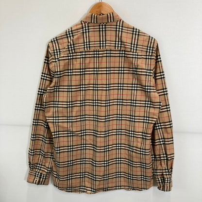 【中古品】【メンズ】 BURBERRY バーバリー 8020966 LS CHECK SHIRT ノヴァチェック チェック柄 長袖 シャツ トップス 古着 141-250823-mh-08-fuz サイズ：M カラー：ブラウン 万代Net店