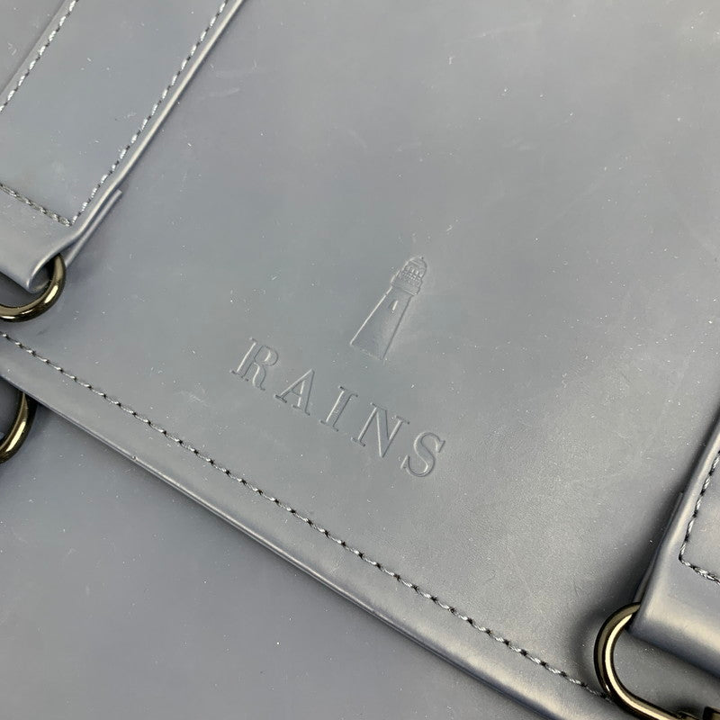 【中古品】【メンズ】 RAINS レインズ リュック バックパック NAVY カバン バッグ ※角スレ有・金属剥がれあり・スレあり・汚れあり 188-260803-io-25-fuzh 万代Net店