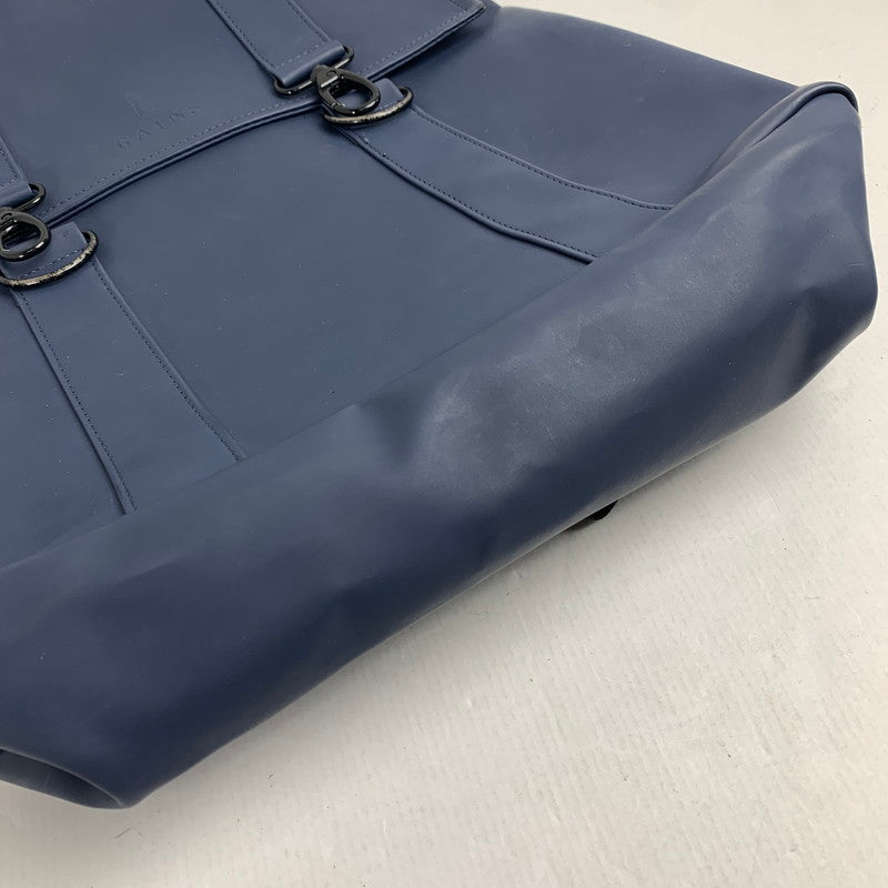 【中古品】【メンズ】 RAINS レインズ リュック バックパック NAVY カバン バッグ ※角スレ有・金属剥がれあり・スレあり・汚れあり 188-260803-io-25-fuzh 万代Net店