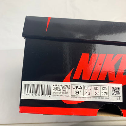 【中古美品】【メンズ】 NIKE 555088-063 AIR JORDAN 1 HIGH OG " PATENT BRED" エアジョーダン1レトロハイOG パテント ブレッド スニーカー 靴 160-250824-nm-03-fuz サイズ：27.5ｃｍ 万代Net店