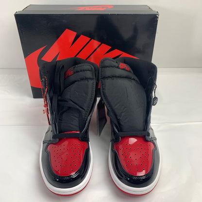 【中古美品】【メンズ】 NIKE 555088-063 AIR JORDAN 1 HIGH OG " PATENT BRED" エアジョーダン1レトロハイOG パテント ブレッド スニーカー 靴 160-250824-nm-03-fuz サイズ：27.5ｃｍ 万代Net店