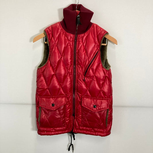【中古品】【メンズ】 WESTRIDE ウエストライド ダウン ベスト ジャケット アウター 古着 145-250826-mh-04-fuz サイズ：XXS カラー：レッド 万代Net店