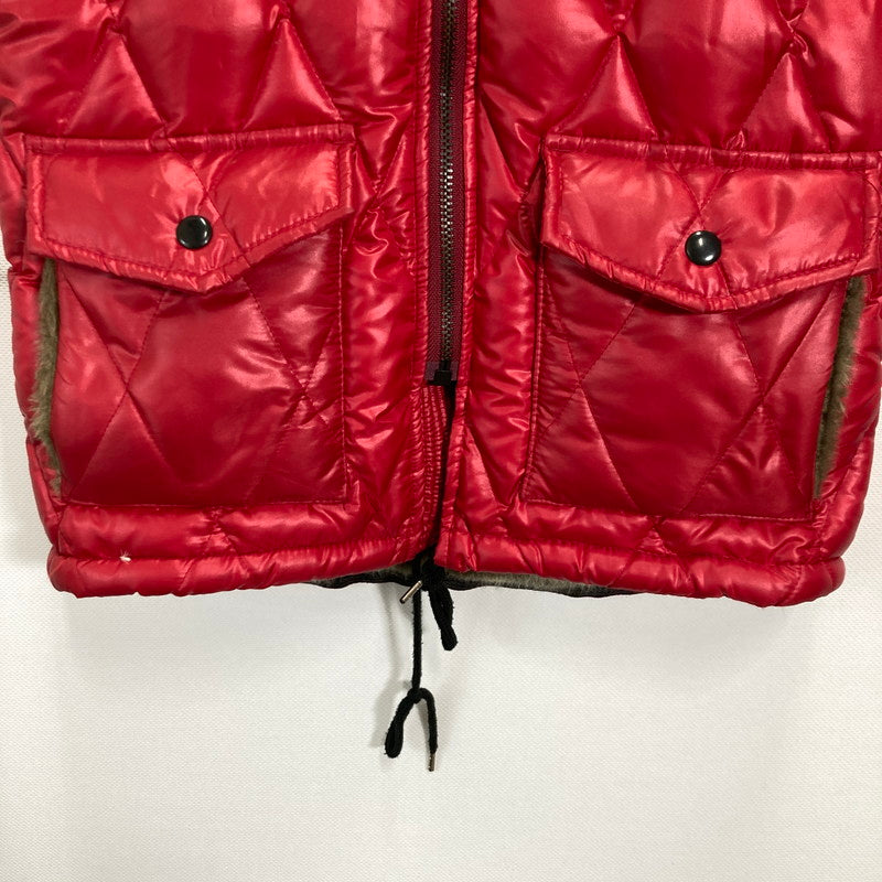 【中古品】【メンズ】 WESTRIDE ウエストライド ダウン ベスト ジャケット アウター 古着 145-250826-mh-04-fuz サイズ：XXS カラー：レッド 万代Net店
