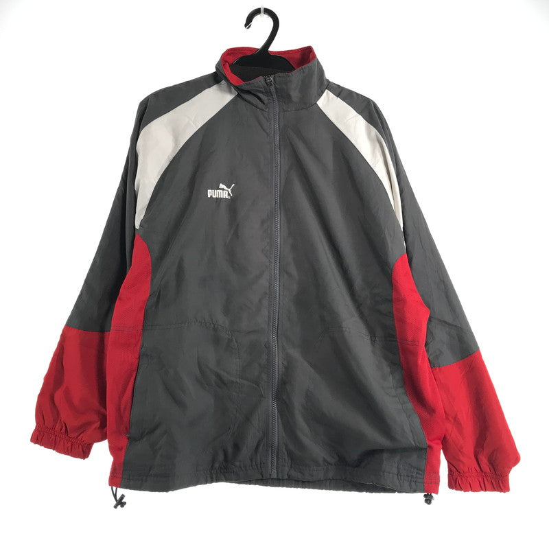 【中古品】【メンズ】 PUMA プーマ TRACK JACKET トラック ジャケット ジャージ カラーGRAY SIZE:M　※使用感有 148-260802-ky-17-fuzh 万代Net店