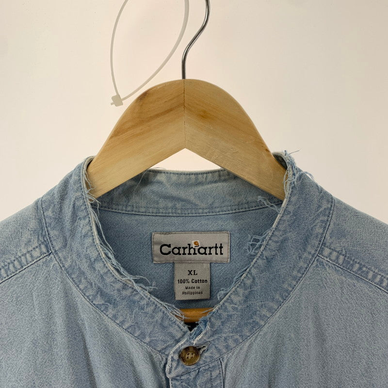 【中古品】【メンズ】 CARHARTT 半袖シャツ カーハート 145-250826-st-08-fuz サイズ：XL カラー：インディゴ 万代Net店