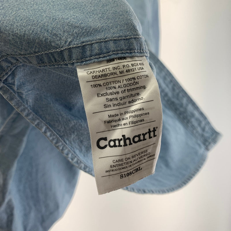 【中古品】【メンズ】 CARHARTT 半袖シャツ カーハート 145-250826-st-08-fuz サイズ：XL カラー：インディゴ 万代Net店