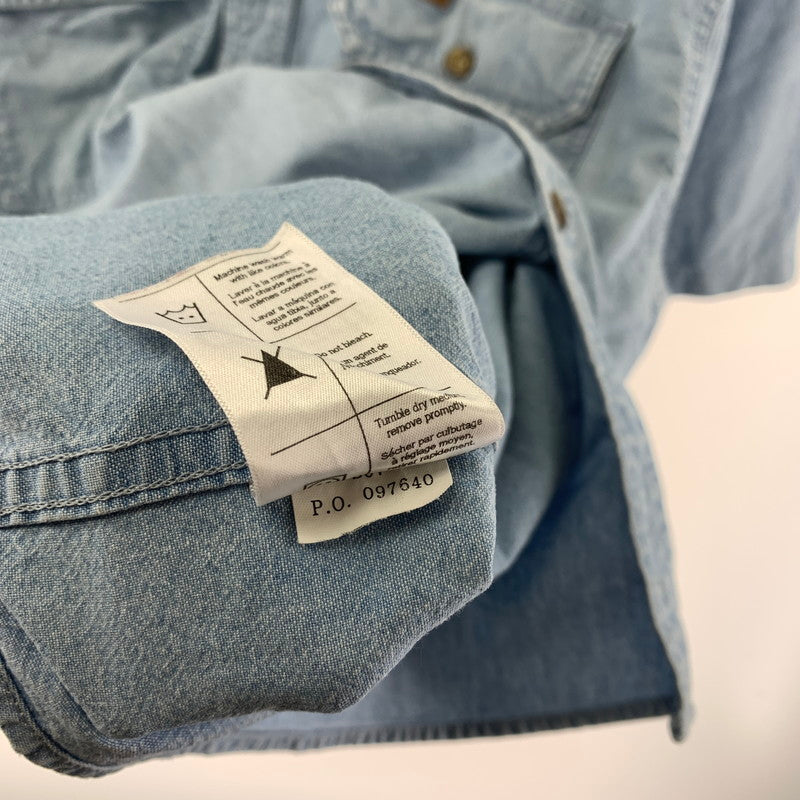 【中古品】【メンズ】 CARHARTT 半袖シャツ カーハート 145-250826-st-08-fuz サイズ：XL カラー：インディゴ 万代Net店