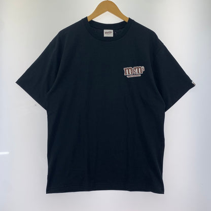 【中古美品】【メンズ】 A BATHING APE 001TEH231934X M&M`S T-SHIRT アベイシングエイプ 142-250826-st-02-fuz サイズ：XL カラー：ブラック 万代Net店