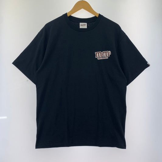 【中古美品】【メンズ】 A BATHING APE 001TEH231934X M&M`S T-SHIRT アベイシングエイプ 142-250826-st-02-fuz サイズ：XL カラー：ブラック 万代Net店