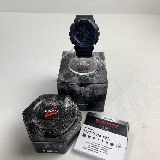 【中古美品】【メンズ】 G-SHOCK GA-100-1A2ER 時計 ジーショック 196-250826-st-15-fuz カラー：ブラック 万代Net店