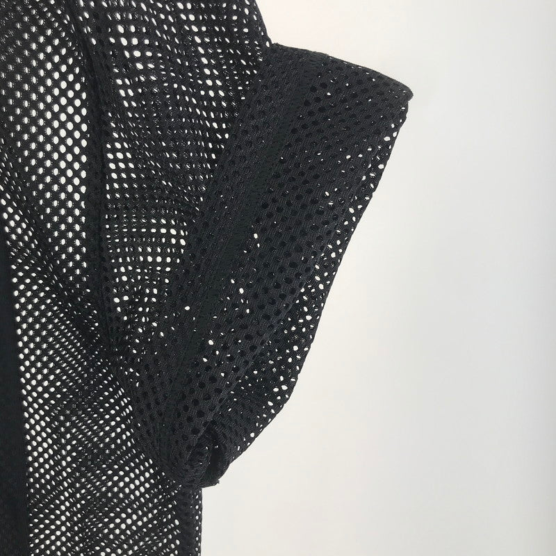 【中古品】【メンズ】 SUPREME×NIKE シュプリーム ナイキ FQ0346-010 MESH SS SHIRT メッシュ 半袖 Tシャツ オープンカラー トップス 古着 149-250828-mh-05-fuz サイズ：L カラー：ブラック 万代Net店