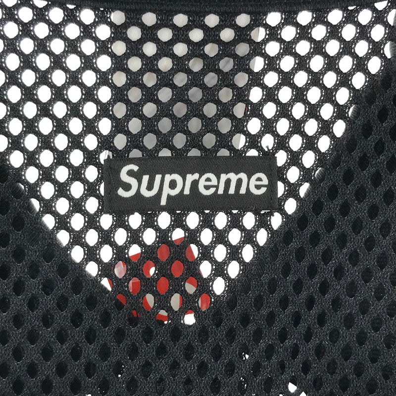 【中古品】【メンズ】 SUPREME×NIKE シュプリーム ナイキ FQ0346-010 MESH SS SHIRT メッシュ 半袖 Tシャツ オープンカラー トップス 古着 149-250828-mh-05-fuz サイズ：L カラー：ブラック 万代Net店