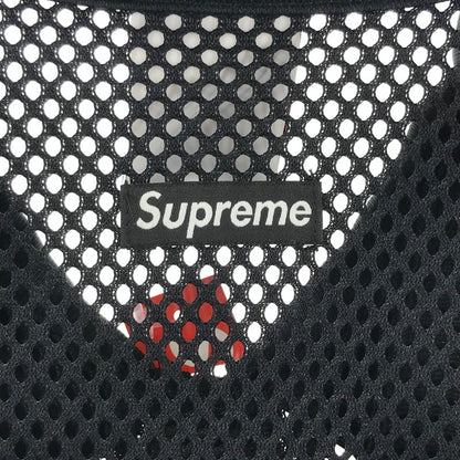 【中古品】【メンズ】 SUPREME×NIKE シュプリーム ナイキ FQ0346-010 MESH SS SHIRT メッシュ 半袖 Tシャツ オープンカラー トップス 古着 149-250828-mh-05-fuz サイズ：L カラー：ブラック 万代Net店