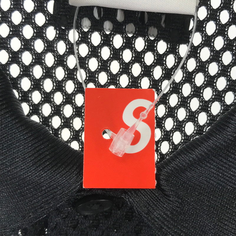 【中古品】【メンズ】 SUPREME×NIKE シュプリーム ナイキ FQ0346-010 MESH SS SHIRT メッシュ 半袖 Tシャツ オープンカラー トップス 古着 149-250828-mh-05-fuz サイズ：L カラー：ブラック 万代Net店