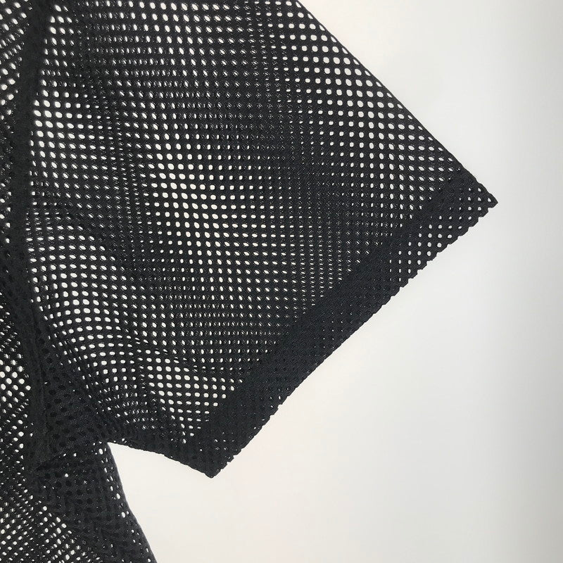 【中古品】【メンズ】 SUPREME×NIKE シュプリーム ナイキ FQ0346-010 MESH SS SHIRT メッシュ 半袖 Tシャツ オープンカラー トップス 古着 149-250828-mh-05-fuz サイズ：L カラー：ブラック 万代Net店