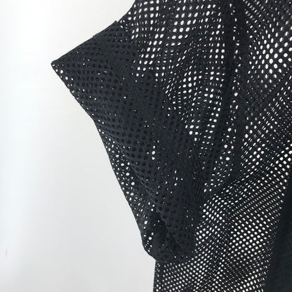 【中古品】【メンズ】 SUPREME×NIKE シュプリーム ナイキ FQ0346-010 MESH SS SHIRT メッシュ 半袖 Tシャツ オープンカラー トップス 古着 149-250828-mh-05-fuz サイズ：L カラー：ブラック 万代Net店