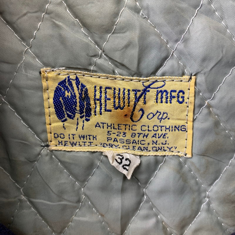 【中古品】【メンズ】 HEWITT MFG 60年代 ウールジャケット ヒューイット 145-250831-st-13-fuz サイズ：32 カラー：ネイビー 万代Net店