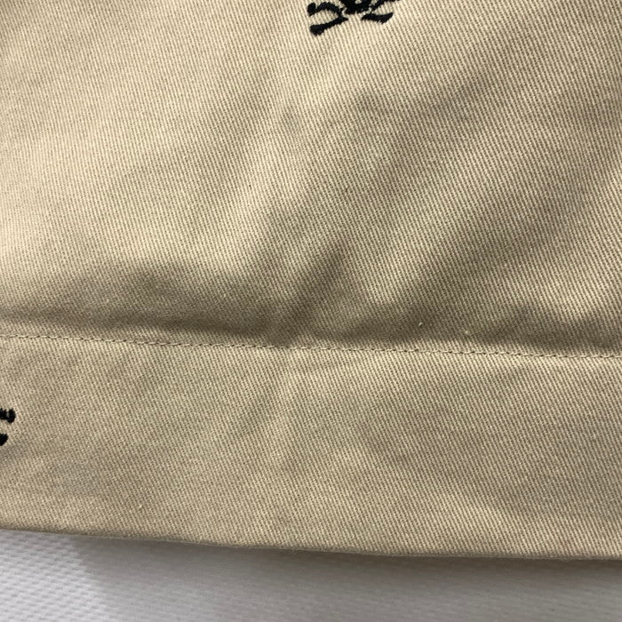 【中古品】【メンズ】 RALPH LAUREN RUGBY ラルフローレンラグビー スカル総刺繍 パンツ ボトムス チノパンツ ブランド 古着 156-251004-gm-15-fuz サイズ：31×32 カラー：ベージュ 万代Net店