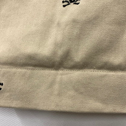 【中古品】【メンズ】 RALPH LAUREN RUGBY ラルフローレンラグビー スカル総刺繍 パンツ ボトムス チノパンツ ブランド 古着 156-251004-gm-15-fuz サイズ：31×32 カラー：ベージュ 万代Net店