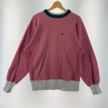 【中古品】【メンズ】 CHAMPION REVERSE WEAVE SWEATSHIRT チャンピオン 145-250904-st-12-fuz サイズ：M カラー：ピンク 万代Net店