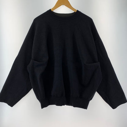 【中古品】【メンズ】 STEIN ST.1130 OVERSIZED DOUBLE KNIT REVERSIBLE LS シュタイン 140-250831-st-10-fuz サイズ：S カラー：ブラック 万代Net店