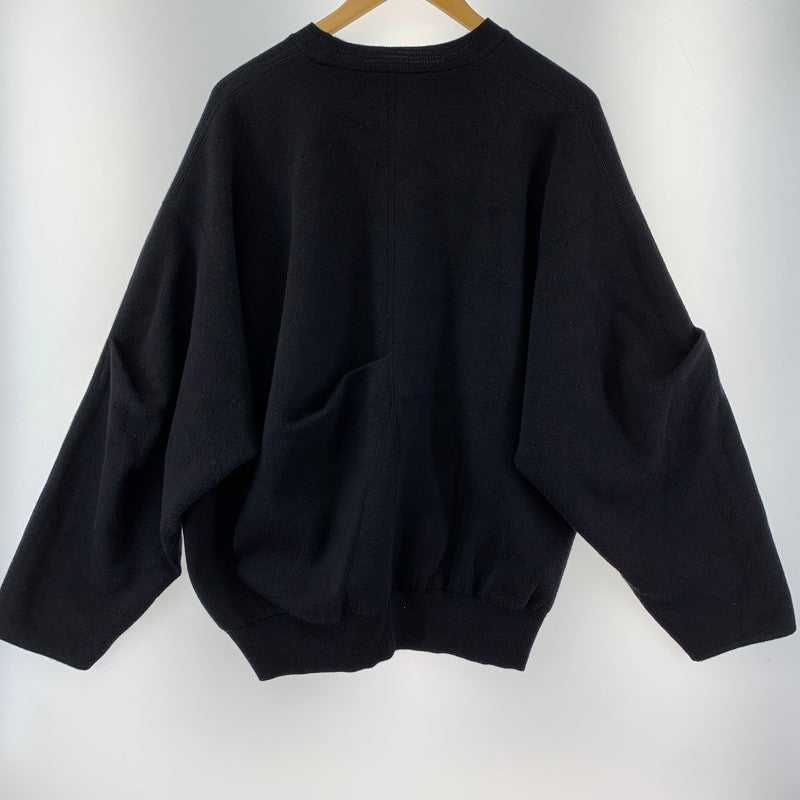【中古品】【メンズ】 STEIN ST.1130 OVERSIZED DOUBLE KNIT REVERSIBLE LS シュタイン 140-250831-st-10-fuz サイズ：S カラー：ブラック 万代Net店