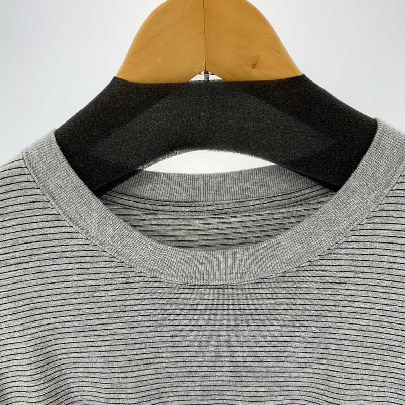 【中古品】【メンズ】 ENNOY SS23BRENCT05AM 23SS ボーダーTシャツ エンノイ 140-250831-st-05-fuz サイズ：L カラー：グレー 万代Net店