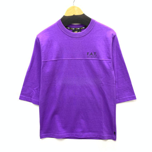 【中古品】【メンズ】 FAT エフエーティー F32020-CT09 XBOWL 5分袖Tシャツ カットソー トップス ブランド 古着 142-251018-gm-11-fuz サイズ：TITCH(M) カラー：パープル 万代Net店