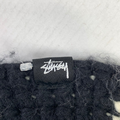 【中古美品】【メンズ】 STUSSY ステューシー BUCKET HAT CHERKER KNIT バケット ハット チェッカー ニット 帽子 185-260125-mh-01-fuz カラー：ホワイト ブラック 万代Net店