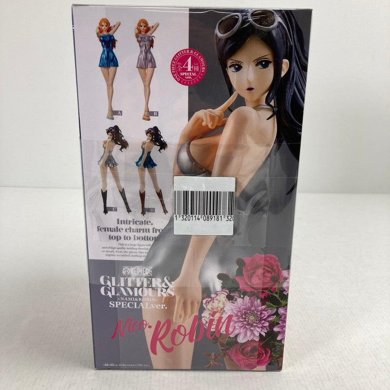 【中古品】 未開封 TER&GLAMOURS ニコ・ロビン NAMI＆ROBIN SPECIALSPECIAL ver.（シルバー） フィギュア 048-260215-ks-49-fuzh 万代Net店