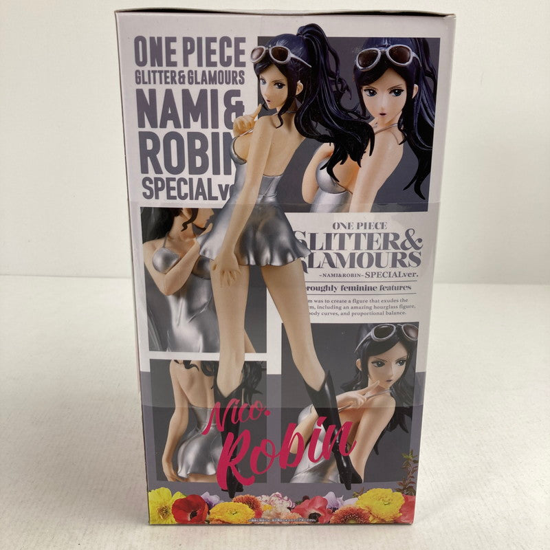 【中古品】 未開封 TER&GLAMOURS ニコ・ロビン NAMI＆ROBIN SPECIALSPECIAL ver.（シルバー） フィギュア 048-260215-ks-49-fuzh 万代Net店