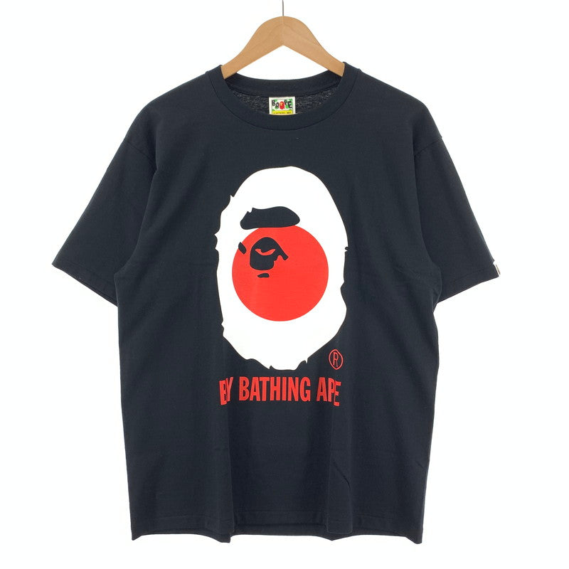 【中古美品】【メンズ】 A BATHING APE ア ベイシング エイプ BAPE SOCCER T-SHIRT サッカー ナンバリング21 Tシャツ 半袖 トップス 古着 142-250904-mh-08-fuz サイズ：XL カラー：ブラック 万代Net店