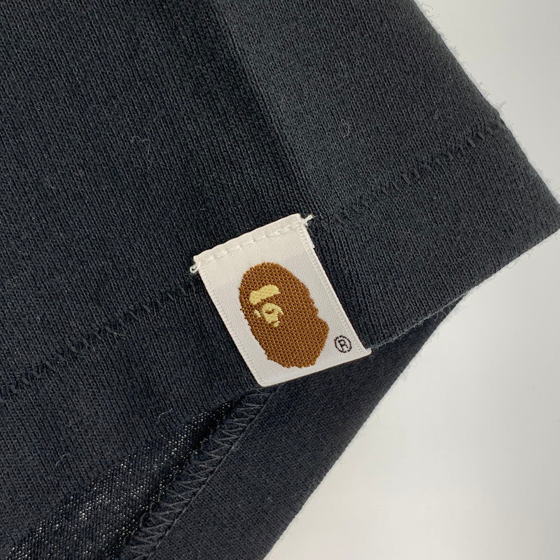 【中古美品】【メンズ】 A BATHING APE ア ベイシング エイプ BAPE SOCCER T-SHIRT サッカー ナンバリング21 Tシャツ 半袖 トップス 古着 142-250904-mh-08-fuz サイズ：XL カラー：ブラック 万代Net店