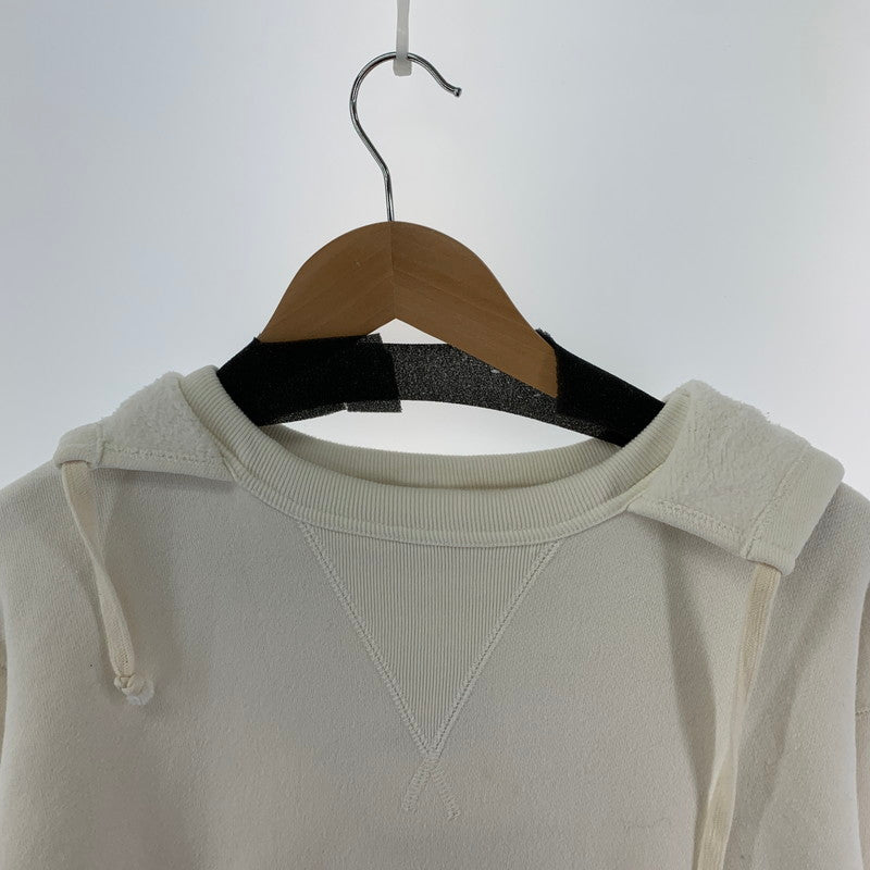 【中古品】【メンズ】 CHAMPION チャンピオン 90年代 復刻 ランタグ 後付け パーカー 長袖 トップス 古着 145-250904-mh-01-fuz サイズ：L カラー：ホワイト 万代Net店