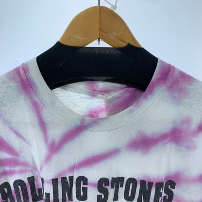 【中古品】【メンズ】 THE ROLLING STONES 80年代 STEEL WHEEL TOUR SS TEE ザ ローリング ストーン 145-250904-st-05-fuz サイズ：42-44 カラー：パープル 万代Net店