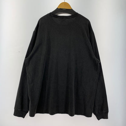 【中古美品】【メンズ】 KITH × BATMAN LOGO キス バットマン ロゴ VINTEGE LONG SLEEVE TEE "BLACK" ヴィンテージ ロング スリーブ Tシャツ 長袖 トップス 古着 142-250904-mh-03-fuz サイズ：XL カラー：ブラック 万代Net店