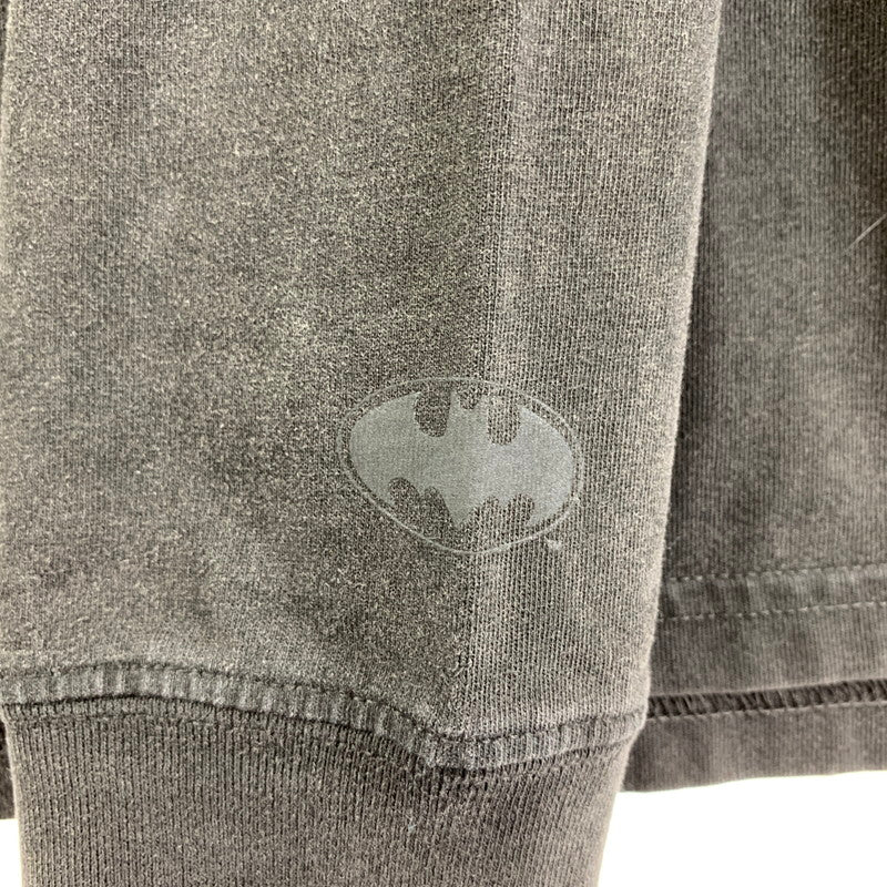 【中古美品】【メンズ】 KITH × BATMAN LOGO キス バットマン ロゴ VINTEGE LONG SLEEVE TEE "BLACK" ヴィンテージ ロング スリーブ Tシャツ 長袖 トップス 古着 142-250904-mh-03-fuz サイズ：XL カラー：ブラック 万代Net店
