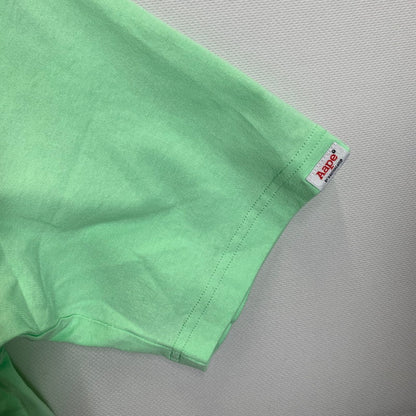 【中古美品】【メンズ】 AAPE BY A BATHING APE エーエイプ バイ ベイシング エイプ パックマン Ｍ9615XXK PAC-MAN TEE 半袖 Tシャツ トップス 古着 142-250906-mh-03-fuz サイズ：L カラー：グリーン 万代Net店
