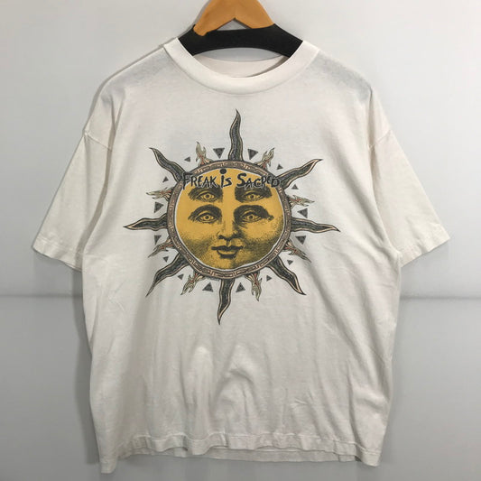 【中古美品】【メンズ】 SAINT NICHAEL × CACTUS PLANT FLEA MARKET セントマイケル カクタスプラントフリーマーケット SM-YS1-0000-C02 FW24 CP_SS TEE 半袖 Tシャツ トップス 古着 140-250903-mh-14-fuz サイズ：L カラー：ホワイト 万代Net店