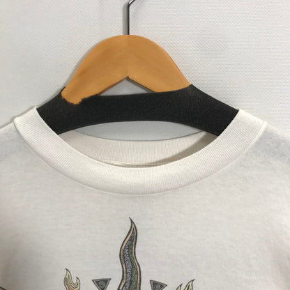 【中古美品】【メンズ】 SAINT NICHAEL × CACTUS PLANT FLEA MARKET セントマイケル カクタスプラントフリーマーケット SM-YS1-0000-C02 FW24 CP_SS TEE 半袖 Tシャツ トップス 古着 140-250903-mh-14-fuz サイズ：L カラー：ホワイト 万代Net店