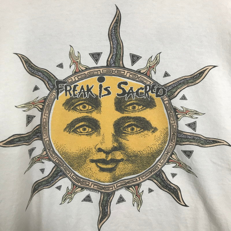 【中古美品】【メンズ】 SAINT NICHAEL × CACTUS PLANT FLEA MARKET セントマイケル カクタスプラントフリーマーケット SM-YS1-0000-C02 FW24 CP_SS TEE 半袖 Tシャツ トップス 古着 140-250903-mh-14-fuz サイズ：L カラー：ホワイト 万代Net店