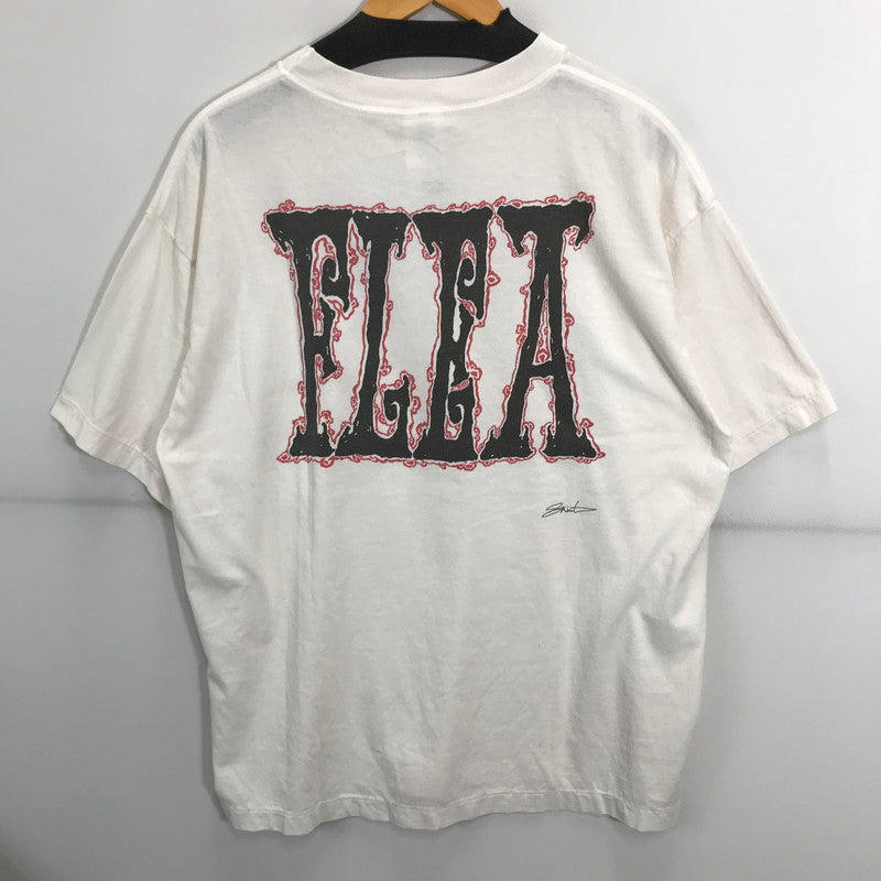 【中古美品】【メンズ】 SAINT NICHAEL × CACTUS PLANT FLEA MARKET セントマイケル カクタスプラントフリーマーケット SM-YS1-0000-C02 FW24 CP_SS TEE 半袖 Tシャツ トップス 古着 140-250903-mh-14-fuz サイズ：L カラー：ホワイト 万代Net店