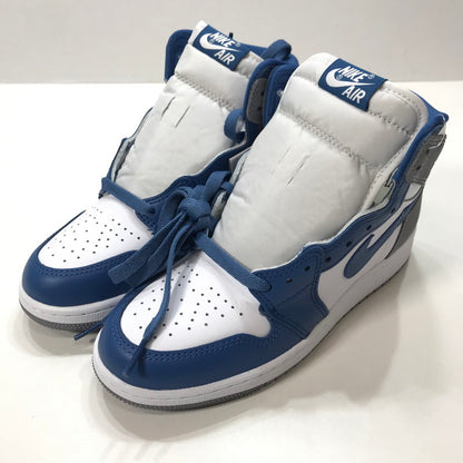 【中古品】【レディース】 NIKE ナイキ FD1437 410 AIR JORDAN 1 RETRO HIGH OG GS TRUE BLUE スニーカー 靴 レディース 23.5cm 黒タグ・箱付属 166-260109-io-01-fuz 万代Net店