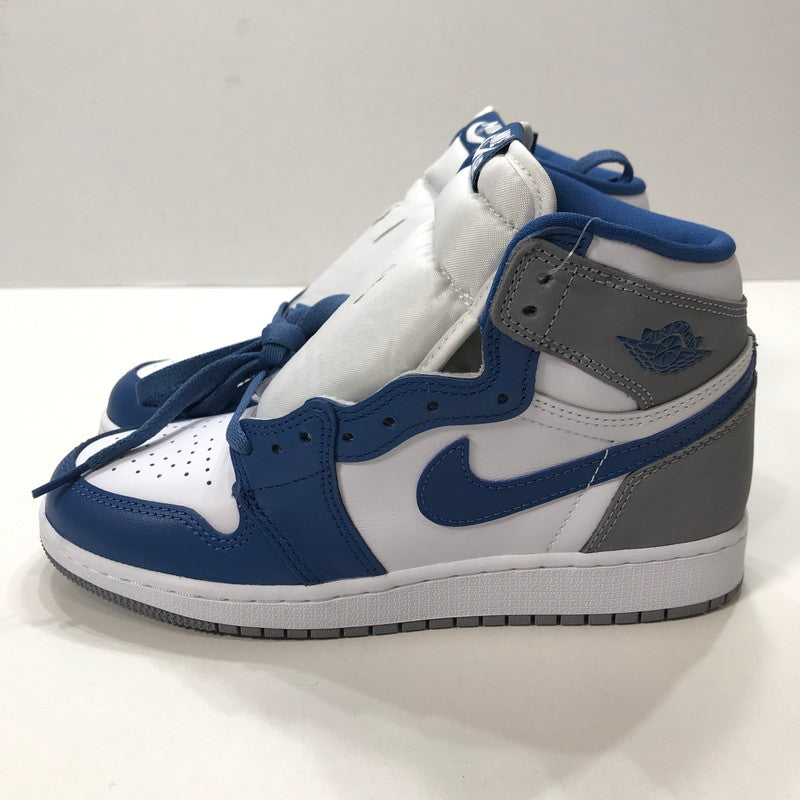 【中古品】【レディース】 NIKE ナイキ FD1437 410 AIR JORDAN 1 RETRO HIGH OG GS TRUE BLUE スニーカー 靴 レディース 23.5cm 黒タグ・箱付属 166-260109-io-01-fuz 万代Net店