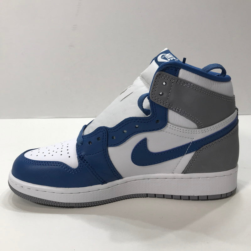 【中古品】【レディース】 NIKE ナイキ FD1437 410 AIR JORDAN 1 RETRO HIGH OG GS TRUE BLUE スニーカー 靴 レディース 23.5cm 黒タグ・箱付属 166-260109-io-01-fuz 万代Net店